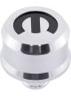 Proform Mopar Polish Slant Edge Alumin Breather Cap Raise Blk Emblem