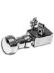 So Cal Speedshop Art Deco Horn Button Polished Push Button