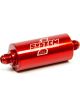 System One Med Inline Billet Fuel Filter -8An Ends 6