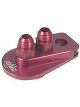 System One Billet Remote Filter Mount -12 Flat 2 Bolt Mounting S