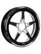 Weld Racing 15X3.5 Alumastar 1 Piece Black 5X4.5