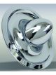 Wheel Vintiques Chrome Bullet Cap 3-1/2 Tall Smooth Suit Rallye, Oem