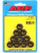 ARP Nut 12Pt Steel Black 12mm x 1.25 Thread Qty 10