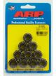 ARP Nut 12Pt Steel Black 10mm x 1.25 Thread Qty 10