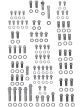 ARP Engine and Accessory Fasteners S/S Hex For Chrysler Small Block K…