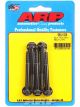 ARP Bolts Hex Head Steel Black 6mm x 1.0 RH Thread 55mm UHL Qty 5