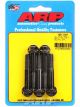 ARP Bolts Hex Head Steel Black 8mm x 1.25 RH Thread 50mm UHL Qty 5