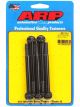 ARP Bolts Hex Head Steel Black 8mm x 1.25 RH Thread 90mm UHL Qty 5