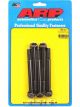 ARP Bolts Hex Head Steel Black 10mm x 1.25 RH Thread 100mm UHL Qty 5
