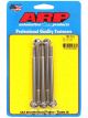 ARP Bolts Hex Head Stainless 6mm x 1.00 RH Thread 90mm UHL Qty 5