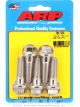 ARP Bolts S/S Hex Head 12mm x 1.50 Thread 40mm Length Qty 5