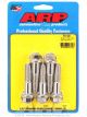 ARP Bolts S/S Hex Head 12mm x 1.50 Thread 50mm Length Qty 5