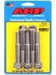 ARP Bolts S/S Hex Head 12mm x 1.50 Thread 80mm Length Qty 5