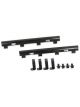 MSD Fuel Rails Atomic EFI Black For Use w/ LS7 Airforce Manifold Kit