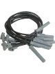 MSD Spark Plug Wire Super Conductor 8.5mm Black 180 Chevy 454 Set (MSD-31363)