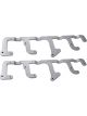 MSD Ignition Coil Brackets Rectangular Natural Chevy Pontiac Pair (MSD-8216)