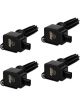 MSD Ignition Coil Direct Replacement Black Ford 2.0/2.3L Ecoboost Qty 4