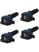 MSD Ignition Coil Direct Replacement Blue Ford 2.0/2.3L Ecoboost Qty 4
