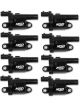 MSD Ignition Coil Blaster Female/Socket Round Cadillac Chevy Qty 8 (MSD-826883)