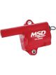 MSD Ignition Coil Msc Ii Coil Pack Epoxy Square Red Gm Lq Truck Engines