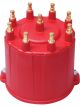 MSD Distributor Cap Male/Hei-Style Red Screw-Down Gm V8