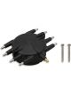 MSD Crab Style Distributor Cap, Black