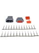 AEM Dtm-Style 12-Way Connector Kit Incl Plug Wedge Lock 13 Pins