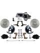 Leed Front Disc Brake Conversion Kit Cross Drilled 279mm Dia.