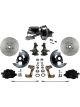 Leed Front Disc Brake Conversion Kit Cross Drilled 279mm Dia.