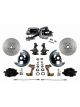 Leed Front Disc Brake Conversion Kit Cross Drilled 279mm Dia.