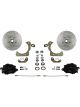 Leed Front Disc Brake Conversion Kit Cross Drilled 279mm Dia.