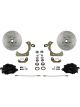 Leed Front Disc Brake Conversion Kit Cross Drilled 279mm Dia.