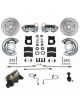 Leed Front Disc Brake Conversion Kit Cross Drilled 287mm Dia.