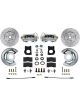 Leed Front Disc Brake Conversion Kit Cross Drilled 287mm Dia.
