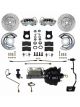 Leed Front Disc Brake Conversion Kit Cross Drilled 287mm Dia.
