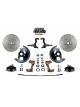 Leed Front Disc Brake Conversion Kit Cross Drilled 279mm Dia.