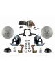 Leed Front Disc Brake Conversion Kit Cross Drilled 279mm Dia.