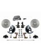 Leed Front Disc Brake Conversion Kit Cross Drilled 279mm Dia.