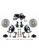 Leed Front Disc Brake Conversion Kit Cross Drilled 279mm Dia.