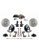 Leed Front Disc Brake Conversion Kit Cross Drilled 279mm Dia.