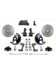 Leed Front Disc Brake Conversion Kit Cross Drilled 279mm Dia.