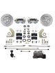 Leed Front Disc Brake Conversion Kit Cross Drilled 287mm Dia.