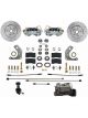 Leed Front Disc Brake Conversion Kit Cross Drilled 287mm Dia.