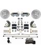Leed Front Disc Brake Conversion Kit Cross Drilled 287mm Dia.