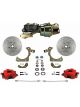 Leed Front Disc Brake Conversion Kit Cross Drilled 279mm Dia.