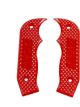 B&M Shift Knob Side Plate Red Polycarb Diamond Pattern Magnum Grip