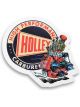 Holley Die-Cut Embossed Metal Sign