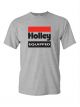 Holley Equipped Logo T-Shirts Men's X-Large Gray