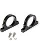 Holley Fuel Filter Brackets, Aluminum, Black Anodized, Pair