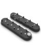 Holley Valve Cover Tall Cast Black Crinkle Chevy 4.8 5.3 5.7 6.0 6.2